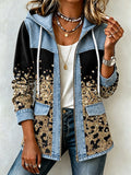 Women'S Casual Contrasting Color Jacket