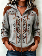 Women'S Ethnic Pattern Printed Casual Top